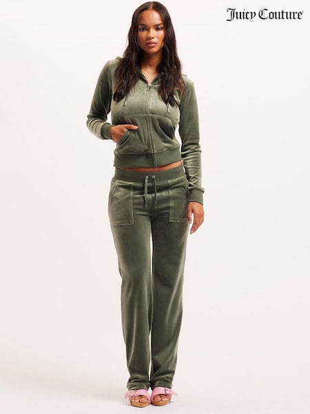 Juicy Couture Womens Velour Straight Leg Joggers (K98375) | £85