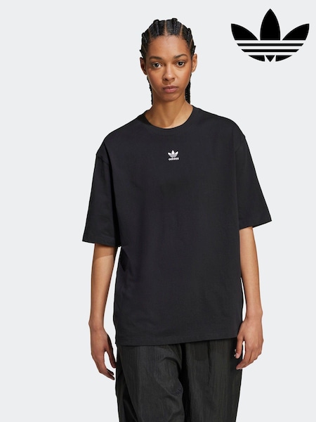 adidas Originals Black Boyfirend 100% Cotton Essential T-Shirt (K98424) | £25