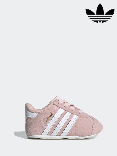 adidas Pink Gazelle Crib Trainers (K99840) | £28