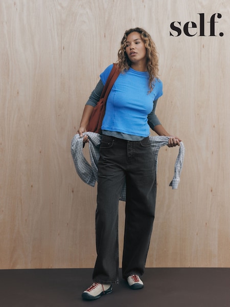 Black - Self. Barrel Jeans
