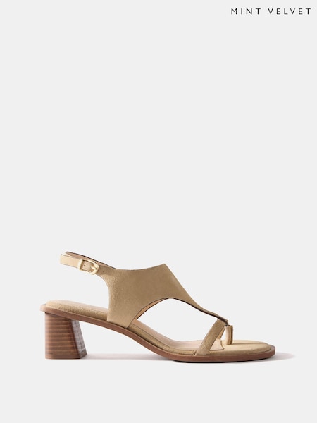 Natural - Mint Velvet Kiana Slingback Heels