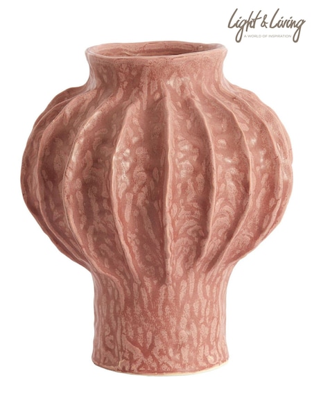 Light & Living ø24x28,5 Cm Hakone Ceramics Vase Deco