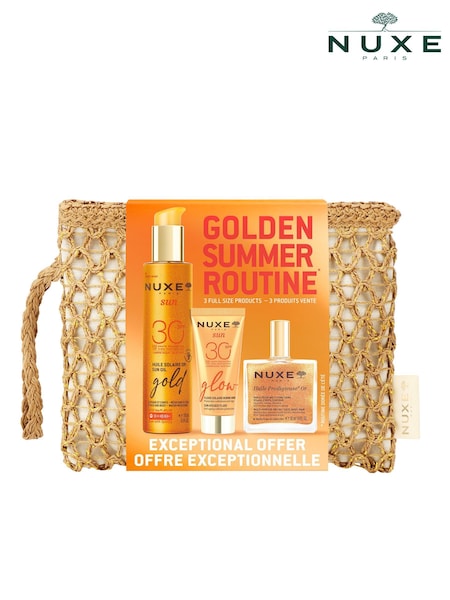 Nuxe Golden Summer Routine Shimmery Spf Glow (worth £72)
