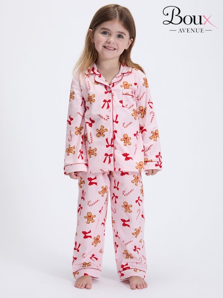Pink Gingerbread - Boux Avenue Fleece Pyjamas In A Bag