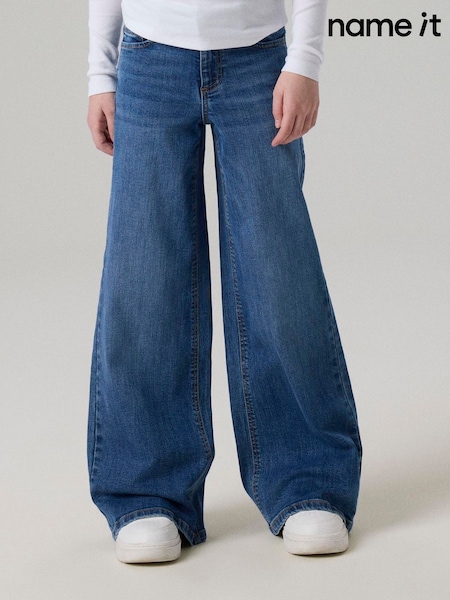 Blue - Name It Wide Leg Jeans