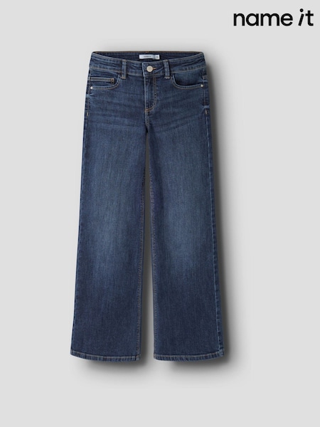 Dark Blue - Name It Wide Leg Jeans