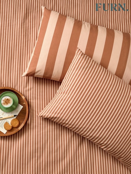 Furn The Ultimate Stripe Reversible Pillowcase Pair