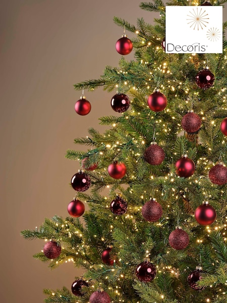 Decoris Set Of 45 Glass Christmas Baubles