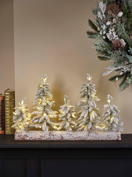 Everlands 30cm Pre-lit Mini Christmas Tree Centerpiece