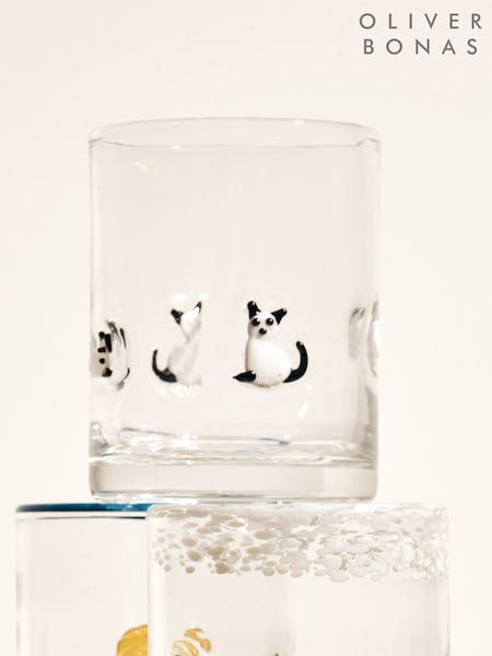 Oliver Bonas Set Of 2 Glass Tumblers