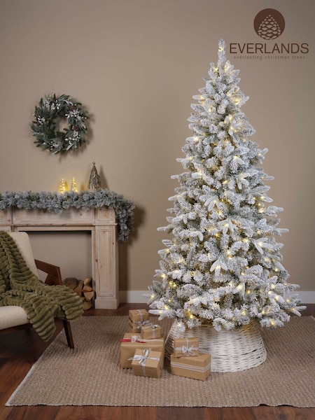 Everlands 7ft Bretton Snowy Pre-lit Christmas Tree