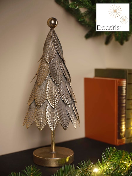 Decoris 35cm Metal 3d Christmas Tree Decoration