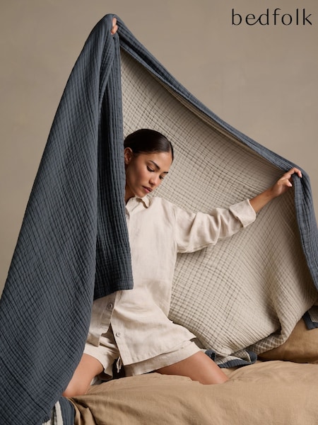 Bedfolk The Reversible Dream Cotton Throw