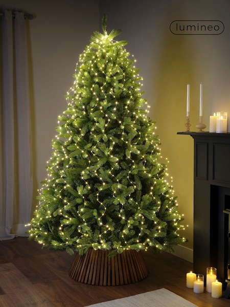 Lumineo 7ft Led Micro Wire Christmas Tree Bunch Lights