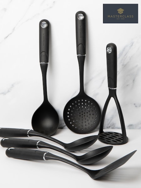 Masterclass Set Of 6 Non-slip Nylon Kitchen Utensil