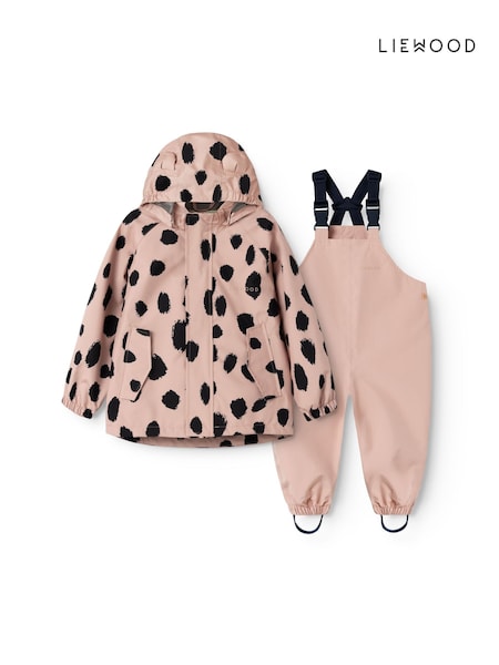 Pink - Liewood Manu Rainwear Set