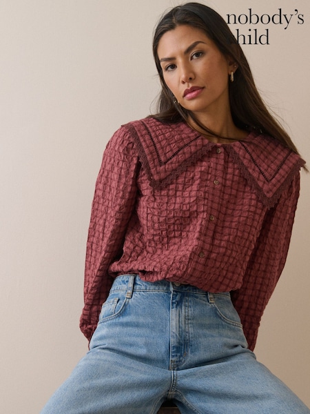 Red - Nobodys Child Allegra Blouse