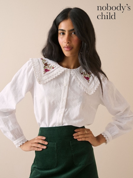 White - Nobodys Child Allegra Blouse