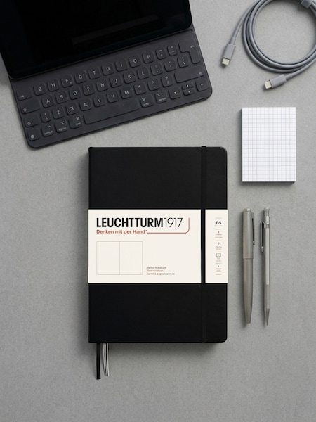 Leuchtturm1917 Composition B5 Hardcover Plain Notebook