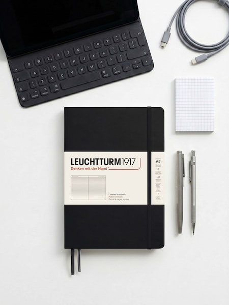 Leuchtturm1917 Medium A5 Hardcover Ruled Notebook