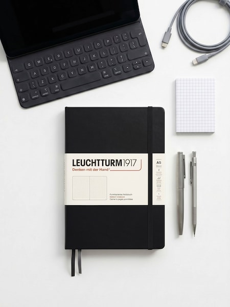 Leuchtturm1917 Medium A5 Hardcover Dotted Notebook