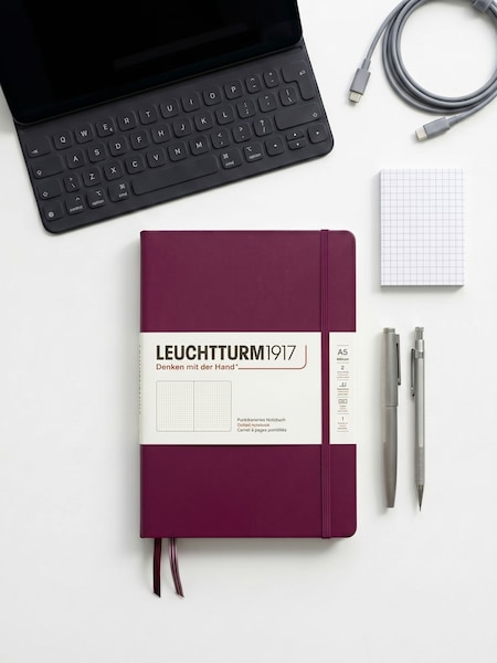 Leuchtturm1917 Medium A5 Hardcover Dotted Notebook