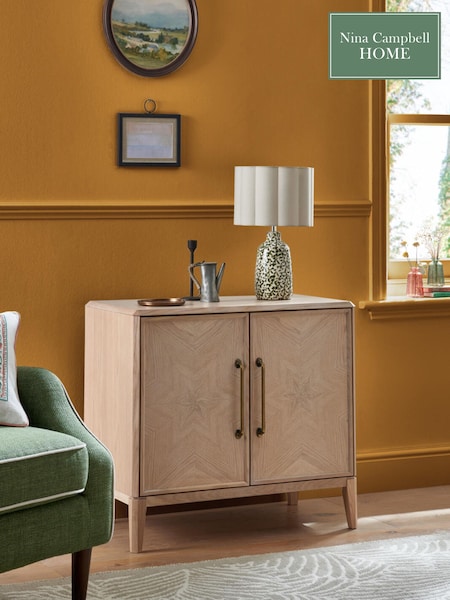 Nina Campbell Light Oak Small Tedworth Sideboard (M07398) | £599