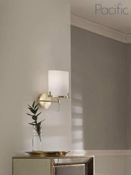 Pacific Gold Marble Effect Wall Light (M08059) | £90