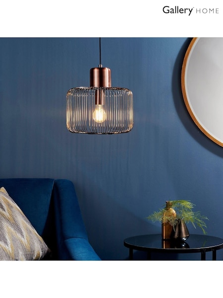 Gallery Home Copper Nichol Ceiling Light Pendant (M08105) | £65