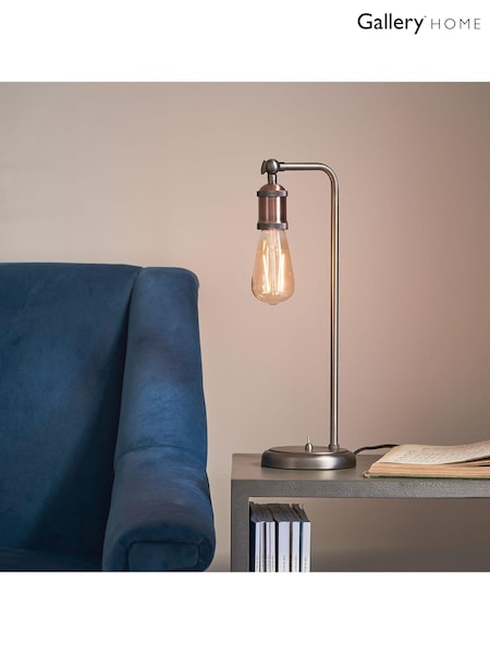 Gallery Home Copper Halsy Table Lamp (M08128) | £47