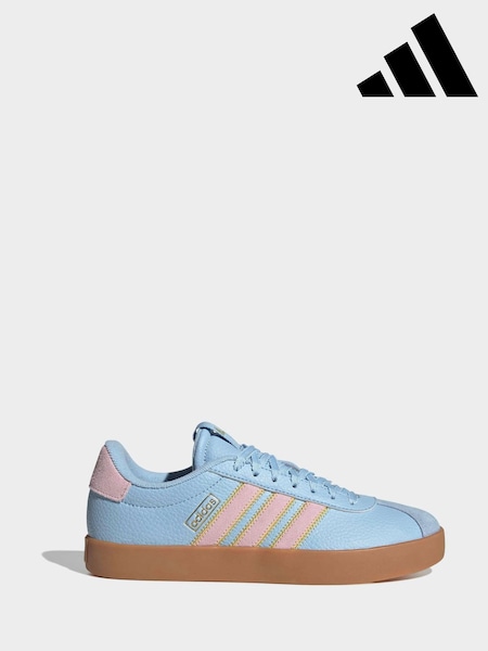 Blue/Pink - Adidas Vl Court 3.0 Shoes