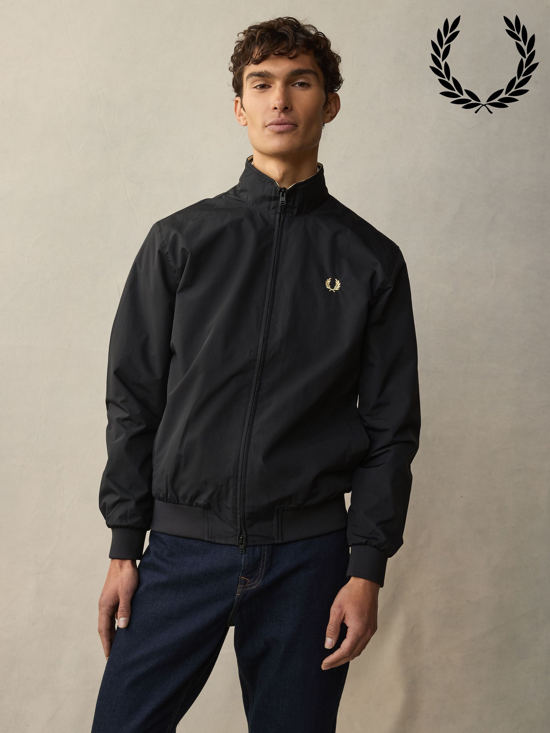 Buy Men's Zip Through Fred Perry Coatsandjackets Online | Next UK