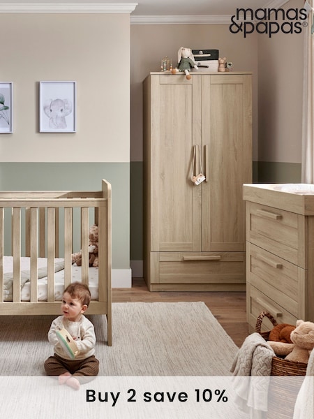 Mamas & Papas Nimbus White Atlas 3 Piece Nursery Furniture Set (M09809) | £798