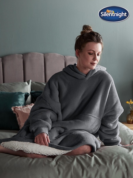 Silentnight Snugsie Oversized Sherpa Reversible Hoodie (M10588) | £20