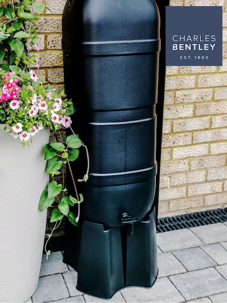 Charles Bentley Dark Green Garden Slimline Water Butt Set (M14076) | £50