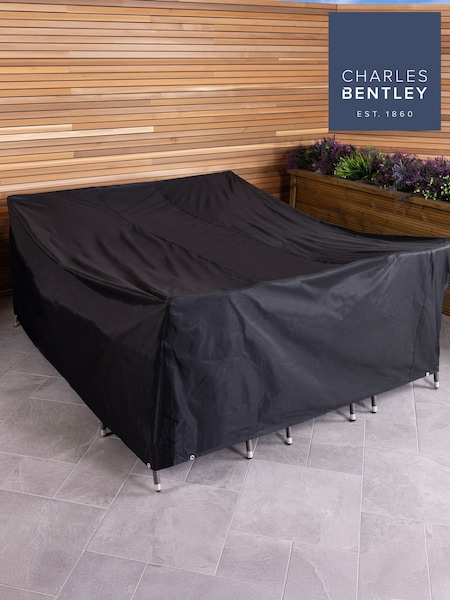 Charles Bentley Black Black Garden Premium Rectangular Furniture Cover (M14683) | £45