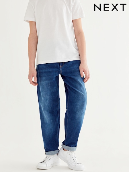 Blue Wide Fit Stretch Jeans (3-17yrs) (M14728) | £12 - £17