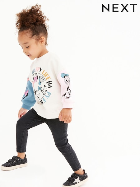 Black Denim 1 Pack Elasticated Waist Jeggings (3mths-7yrs) (M15051) | £8.50 - £10.50