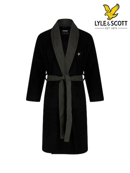 Black Lyle & Scott Loungewear Bathrobe (M15555) | £65