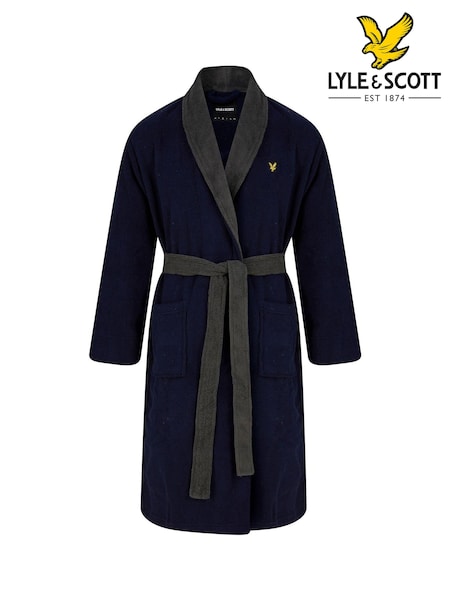 Blue Lyle & Scott Loungewear Bathrobe (M15557) | £65