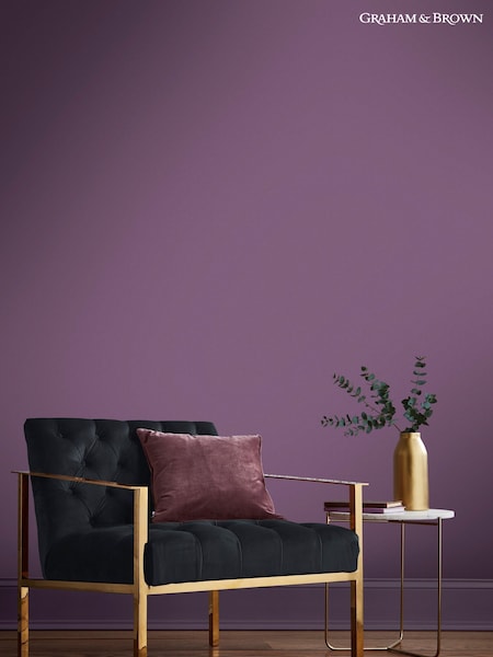 Graham & Brown Plum Pie Purple Resistance Ultra Durable Matt Emulsion Paint (M16477) | £54