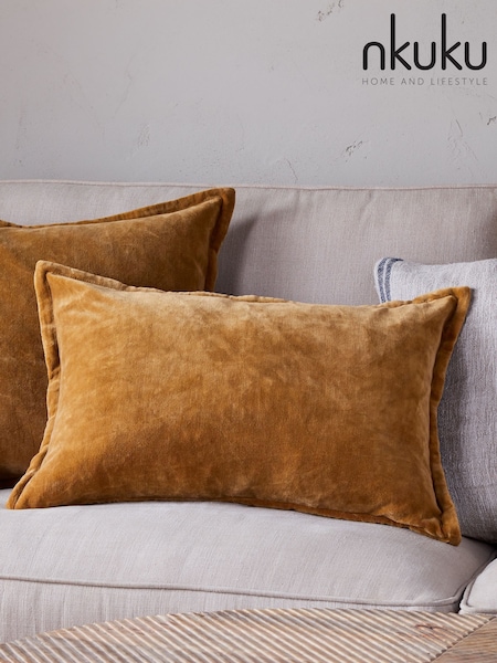 Nkuku Sela Velvet Cushion Cover
