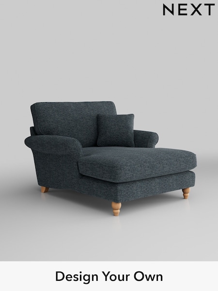 Chunky Chenille/Dark Navy Blue Ashford (M18692) | £1,125