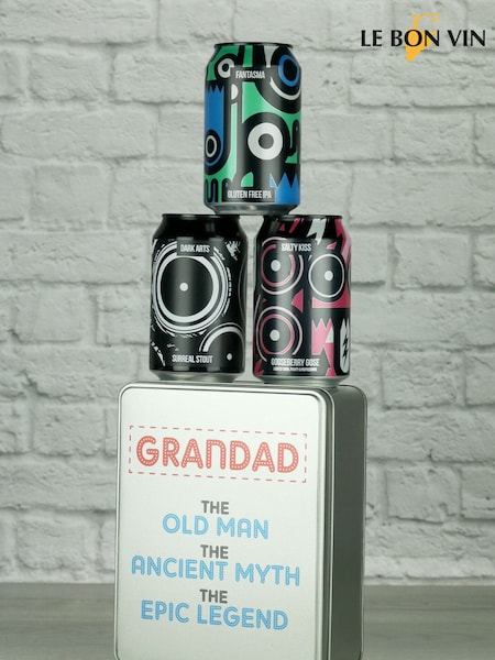 Grandad The Legend Craft Beer Gift Tin by Le Bon Vin (M18937) | £30