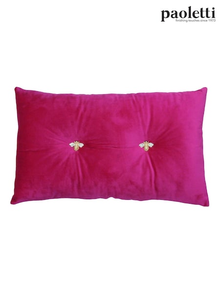 Riva Paoletti Fuchsia Pink Bumble Cushion (M21474) | £17