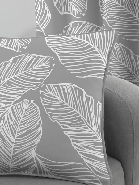 Fusion Grey Matteo 100% Cotton Cushion (M22055) | £16