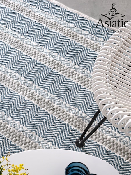 Asiatic Rugs Blue Indoor/Outdoor Boardwalk Rug (M22138) | £122 - £348