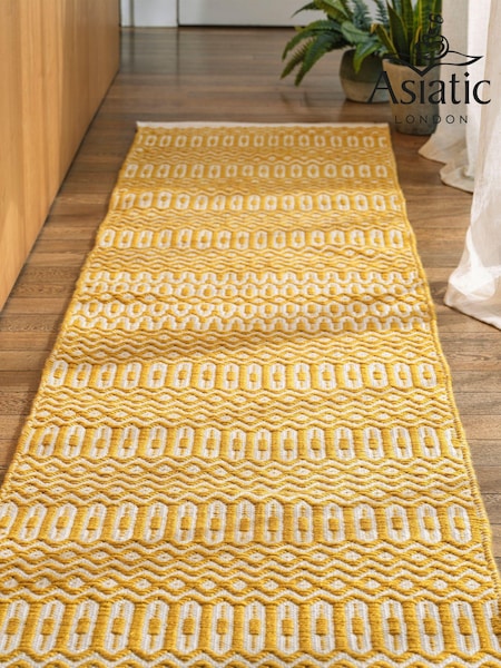 Asiatic Rugs Mustard Yellow Indoor/Outdoor Halsey Rug (M22148) | £90 - £331