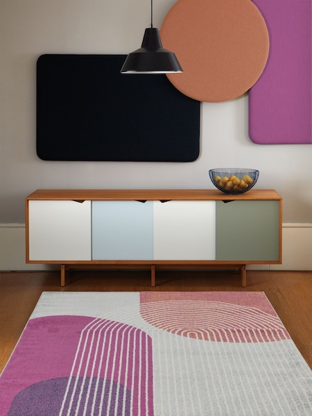 Asiatic Rugs Berry Red Mode Rug (M22190) | £79 - £142