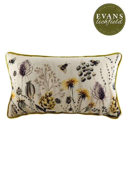 Evans Lichfield Multicolour Elwood Meadow Printed Polyester Filled Cushion (M22364) | £22